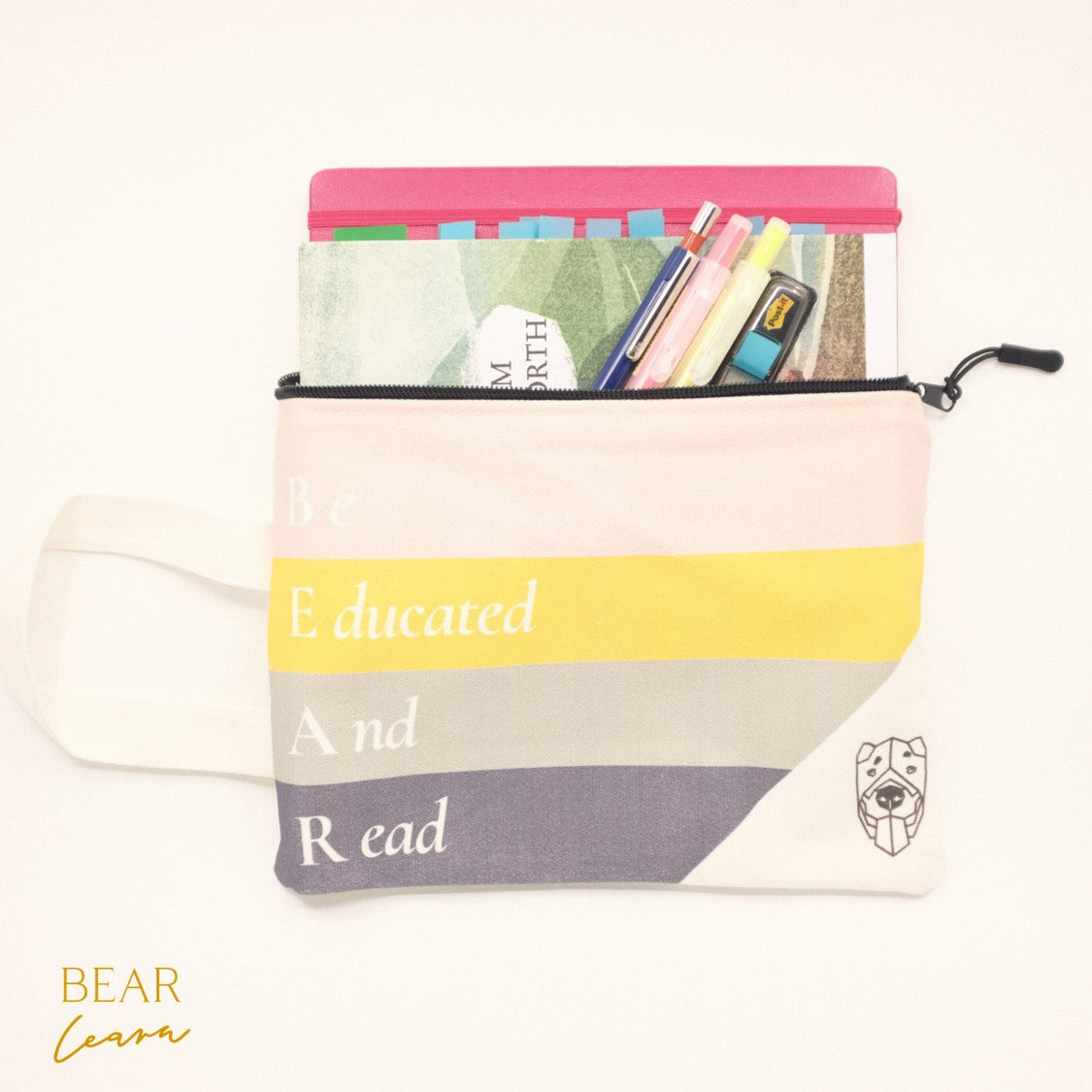 Be Educated And Read Book Pouch / Pencil Case