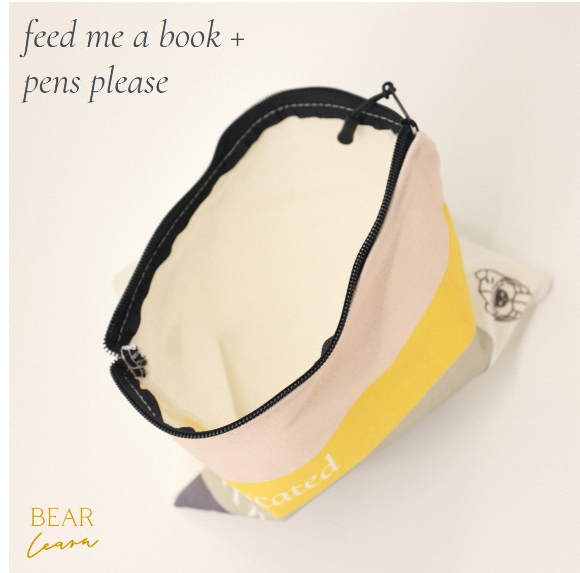 Be Educated And Read Book Pouch / Pencil Case